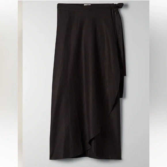 Wilfred linen midi wrap skirt - Picture 6 of 8